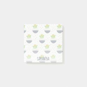 Sukkuläres Kalanchoe Pflanze Mama Muster Post-it Klebezettel