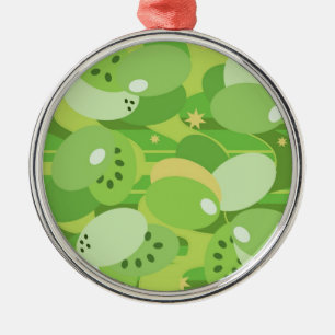 Sukkulent Green Ornament Aus Metall