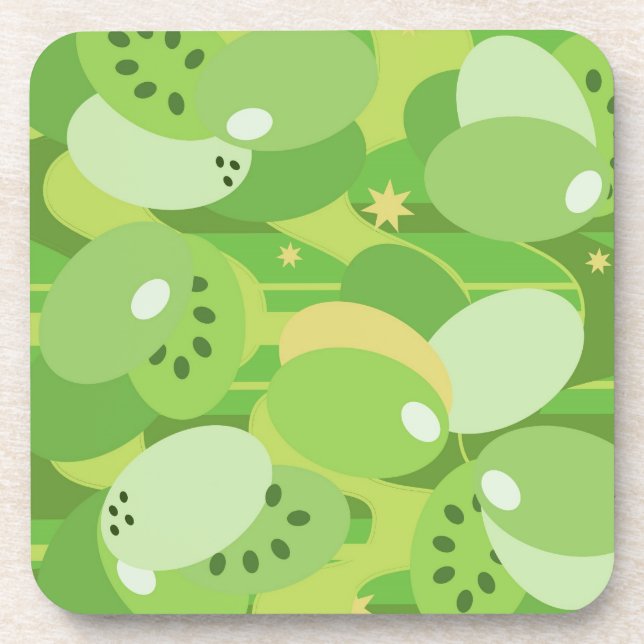 Sukkulent Green Untersetzer (Vorderseite)