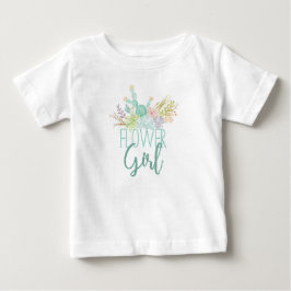 Sukkulente Bouquet | Blütenmäulenoberseite Baby T-shirt
