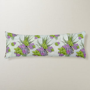 Sukkulente Farben von Sea Green & Lavender Töne Seitenschläferkissen