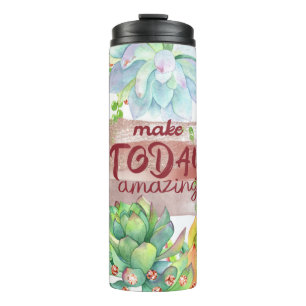 Sukkulente Pflanze inspirierend machen heute Phant Thermosbecher