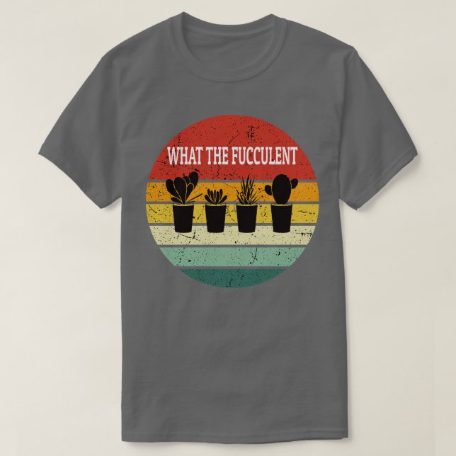 Sukkulente Pflanze T-Shirt (Design vorne)