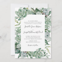 Sukkulente Vegetation | Traditionelle Hochzeit