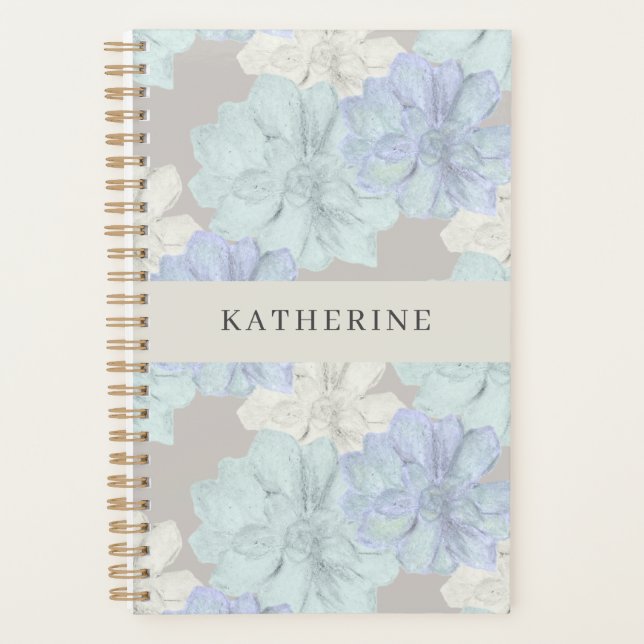 Sukkulenten Kunst Musterplaner Planer (Vorderseite)