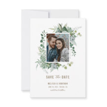 Sukkulentes Garden Wedding Foto Save the Date