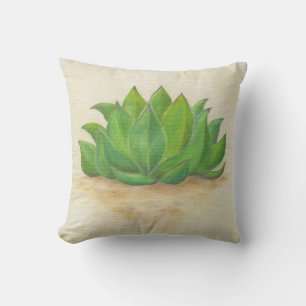 Sukkulentes Sempervivum-Wurfkissen Kissen