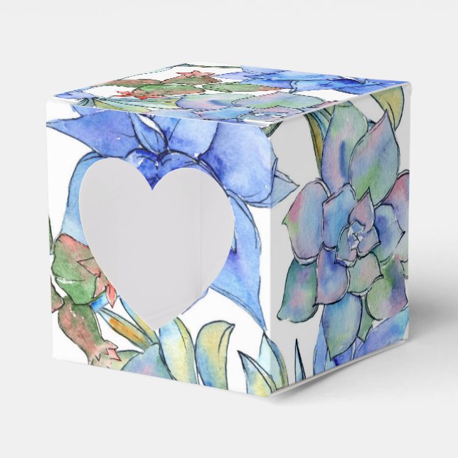 Sukkuline Geschenkschachtel (Vorderseite)