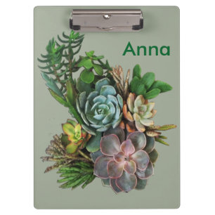 Sukkulturen aus Südafrika Klemmbrett