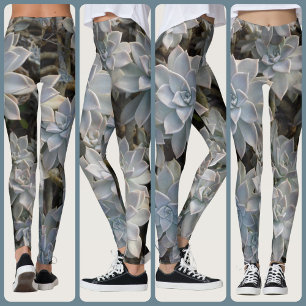 Sukkulturen Botanisches Silvery Blue Leggings