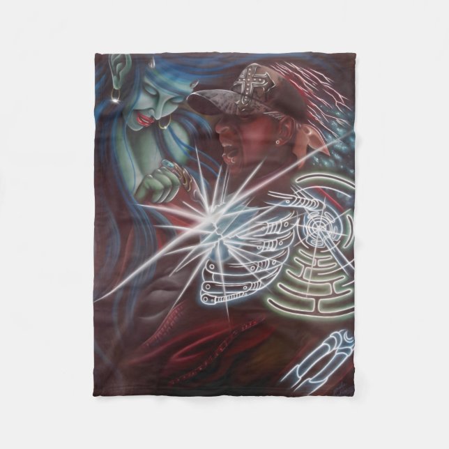 Sukubus Fleecedecke (Vorderseite)