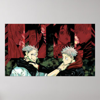 sukuna und itadori poster