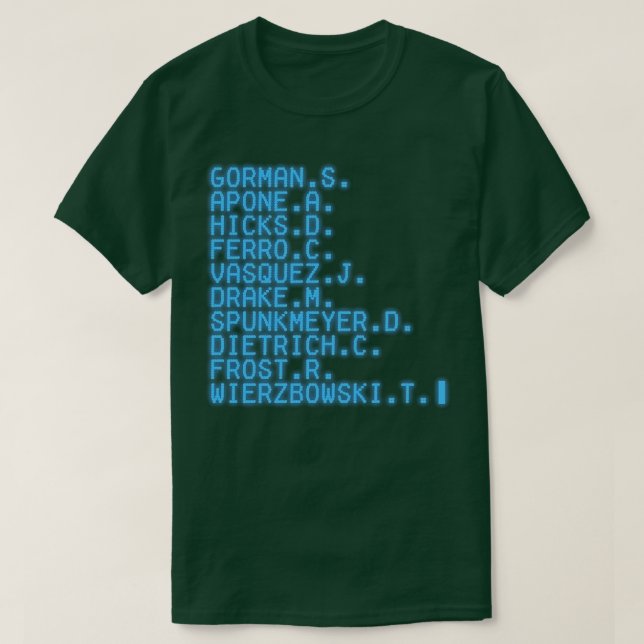 Sulaco Pillow T-Shirt (Design vorne)