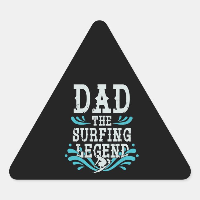Sulfing Lover | Vater Sulfing Sailor Spirit Legend Dreieckiger Aufkleber (Vorderseite)
