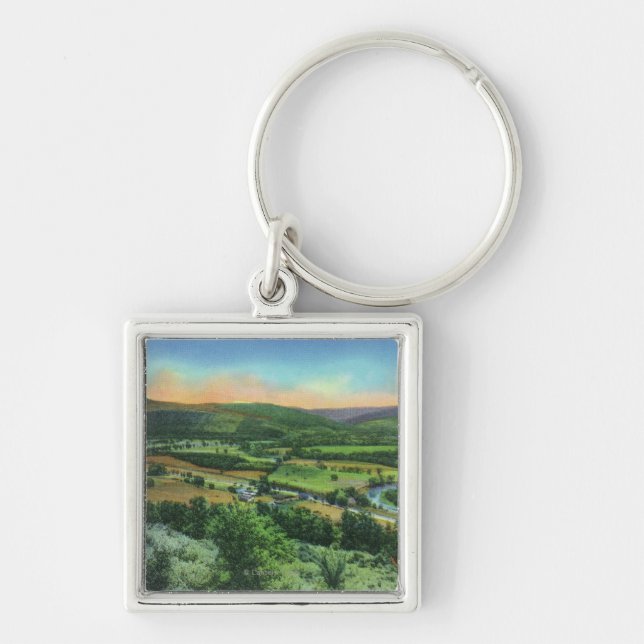 Sullivan Berge Aussicht auf die Stadt Schlüsselanhänger (Vorne)