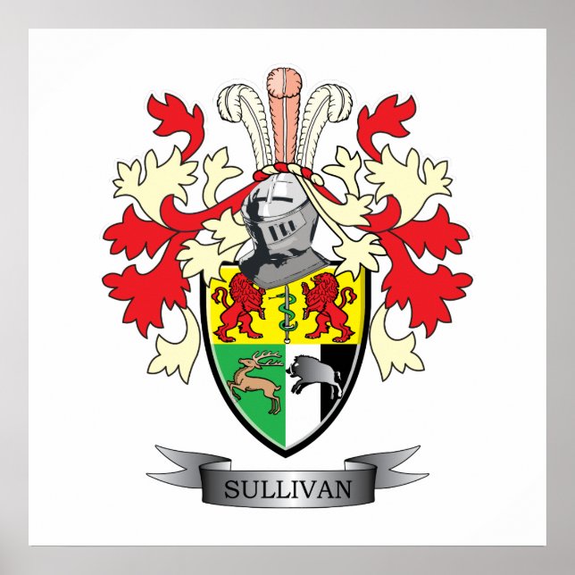 Sullivan-Coat-of-Arms Poster (Vorne)