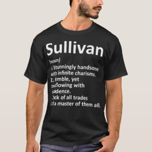 SULLIVAN Definition Personalisiert Name Funny Birt T-Shirt