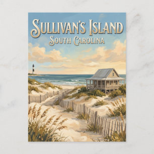 Sullivan's Island South Carolina Postkarte