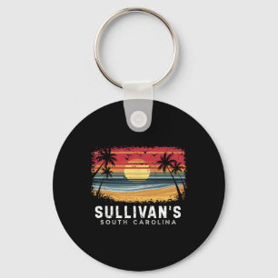 Sullivans South Carolina Surfboard Strand Schlüsselanhänger