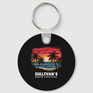 Sullivan's South Carolina Surfboarder Palme Baum S Schlüsselanhänger