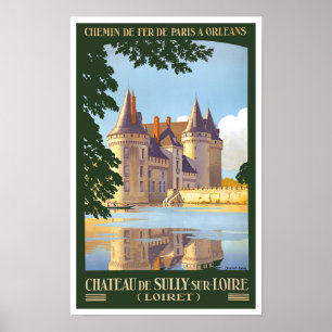 Sully France Vintage Reise Poster