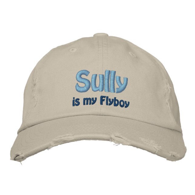 Sully ist mein Flyboy, US Airways, Flug 1549 Bestickte Kappe (Vorderseite)
