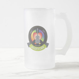 Sullys Café-mattierte Bier-Tasse Mattglas Bierglas