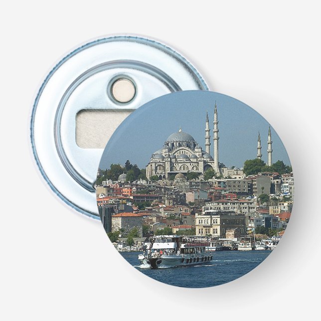  Sultan Ahmed & Istanbul Panorama, Türkei / Party Flaschenöffner (Vorderseite)