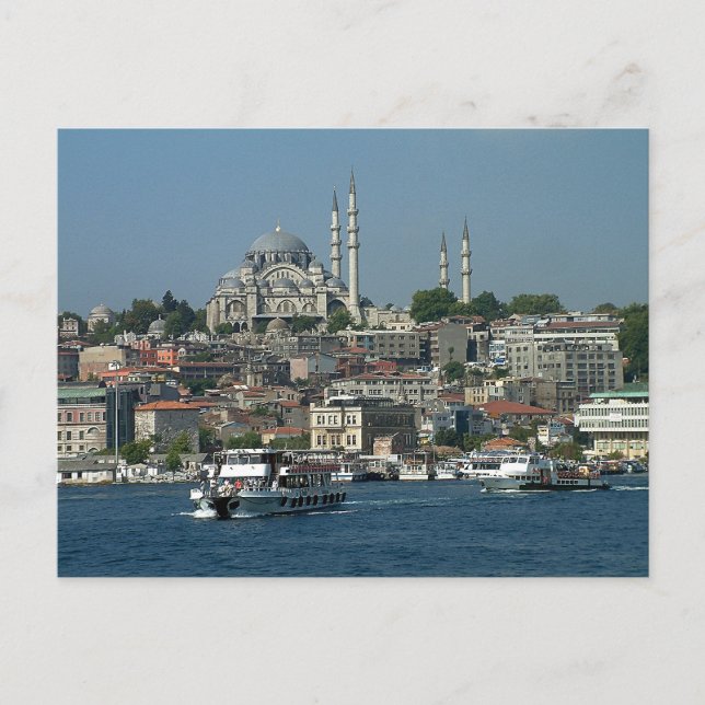 Sultan Ahmed, Istanbul, Urlaub Türkei Postkarte (Vorderseite)