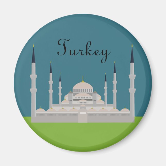 Sultan Ahmed Mosque Magnet (Vorne)