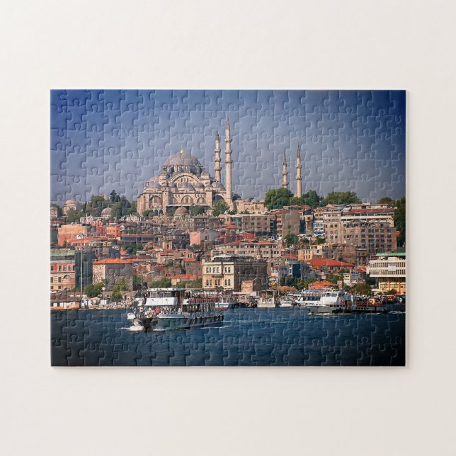 Sultan Ahmed, Panorama von Istanbul, Türkei (Horizontal)