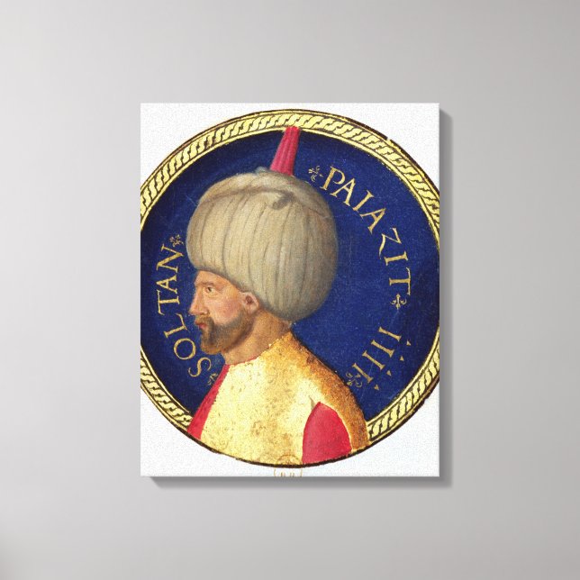 Sultan Bayezid I Leinwanddruck (Vorderseite)