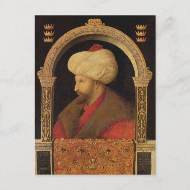 Sultan Mehmet II 1480 Postkarte (Vorderseite)