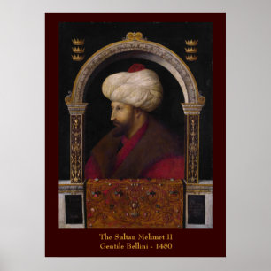 Sultan Mehmet II Canvas Print Poster