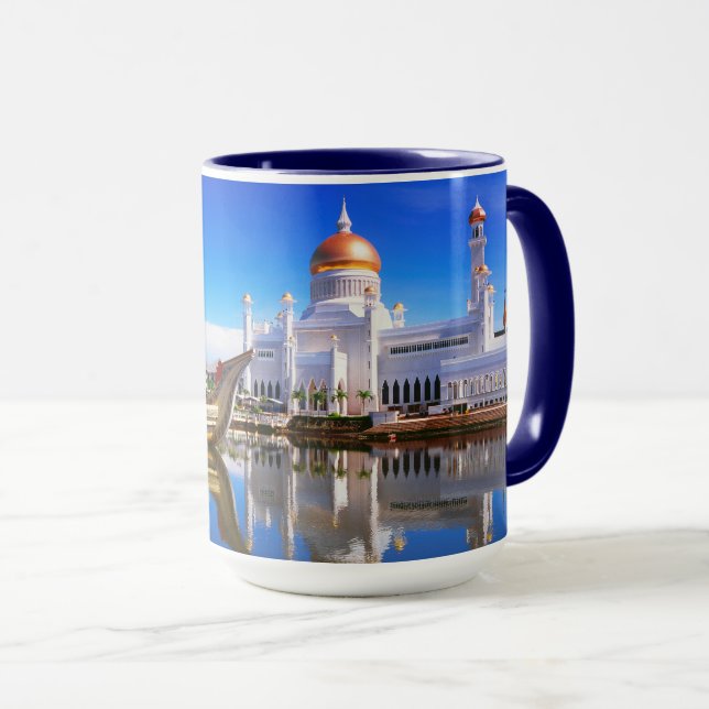 Sultan Omar Ali Saifuddien Moschee Tasse (VorderseiteRechts)