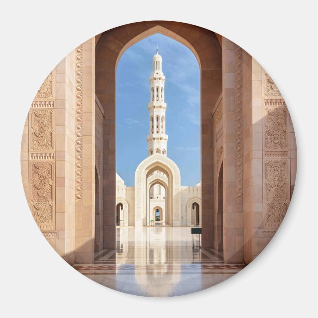 Sultan Qaboos Grand Mosque Magnet (Vorne)