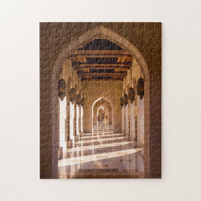 Sultan-Qabus-Moschee in Maskat, Oman (Vertikal)