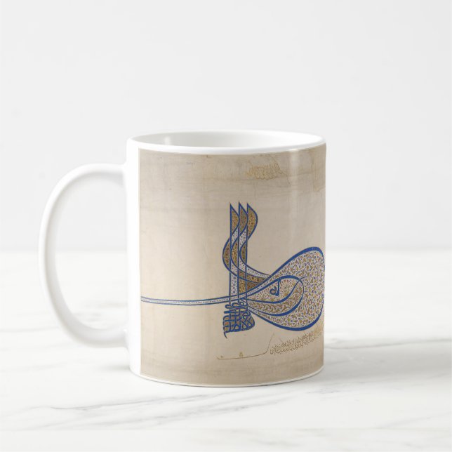 Sultan Sulaiman Tughra Kaffeetasse (Links)
