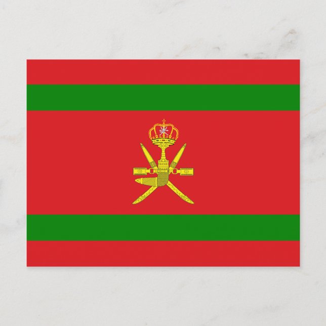 Sultan von Oman, Norwegen Postkarte (Vorderseite)
