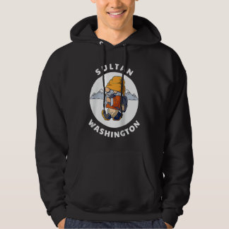 Sultan Washington Mountains Wandern Gnom WA Andenk Hoodie