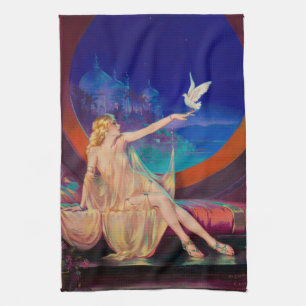 Sultana, das arabische Sultanat's Concubine 1925 Geschirrtuch