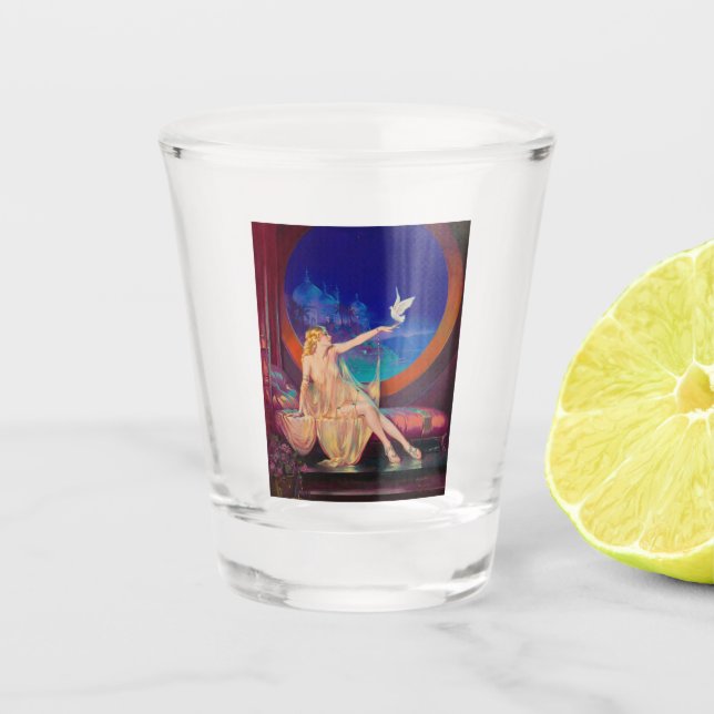 Sultana, das arabische Sultanat's Concubine 1925 Schnapsglas (Vorderseite)
