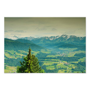 Sulzberg, Österreich Fotodruck