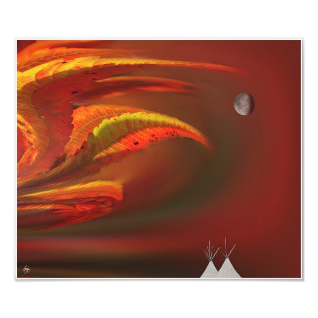 Sumac Moon Open Edition Print Fotodruck (Vorne)