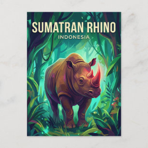 Sumatra Indonesien Postkarte