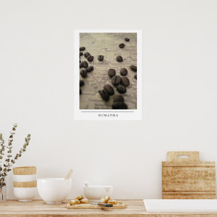 Sumatra - Kaffee-Kunst senden Poster