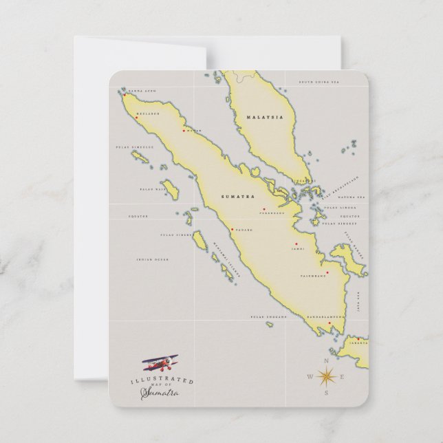 Sumatra-Karte (Rückseite)