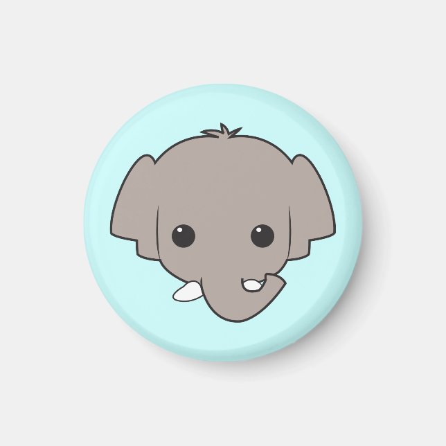 Sumatran Elephant Magnet (Vorne)