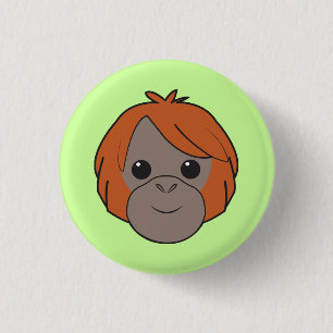 Sumatran Orang-Utan Knopf Button