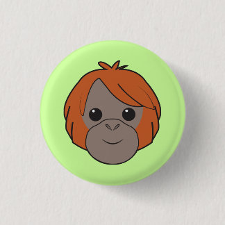Sumatran Orang-Utan Knopf Button